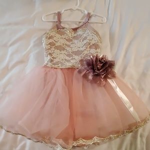 Beautiful pink dance ballet costume